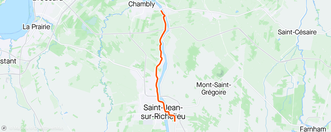 Map of the activity, Vent du sud