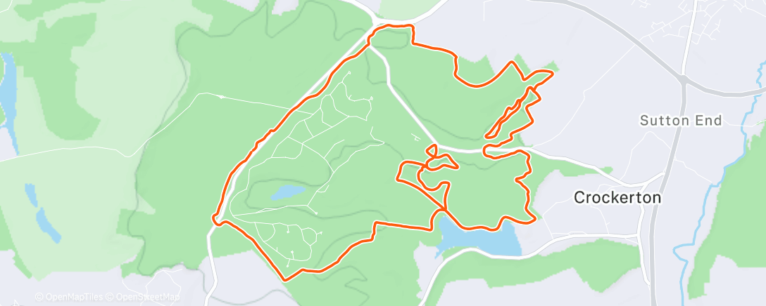 Map of the activity, Crispy trails 🤌