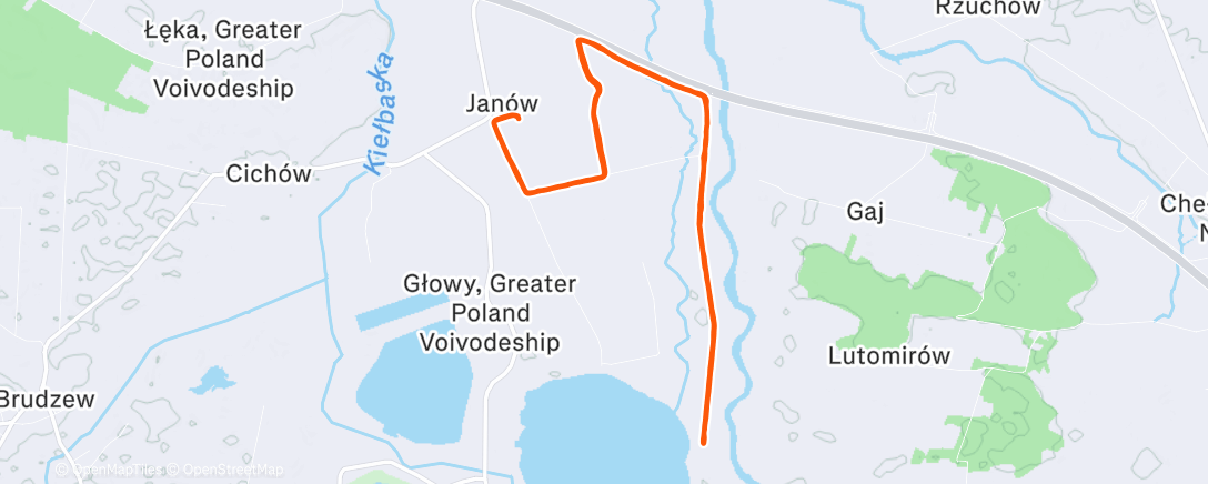 Карта физической активности (Bieg na dworze)