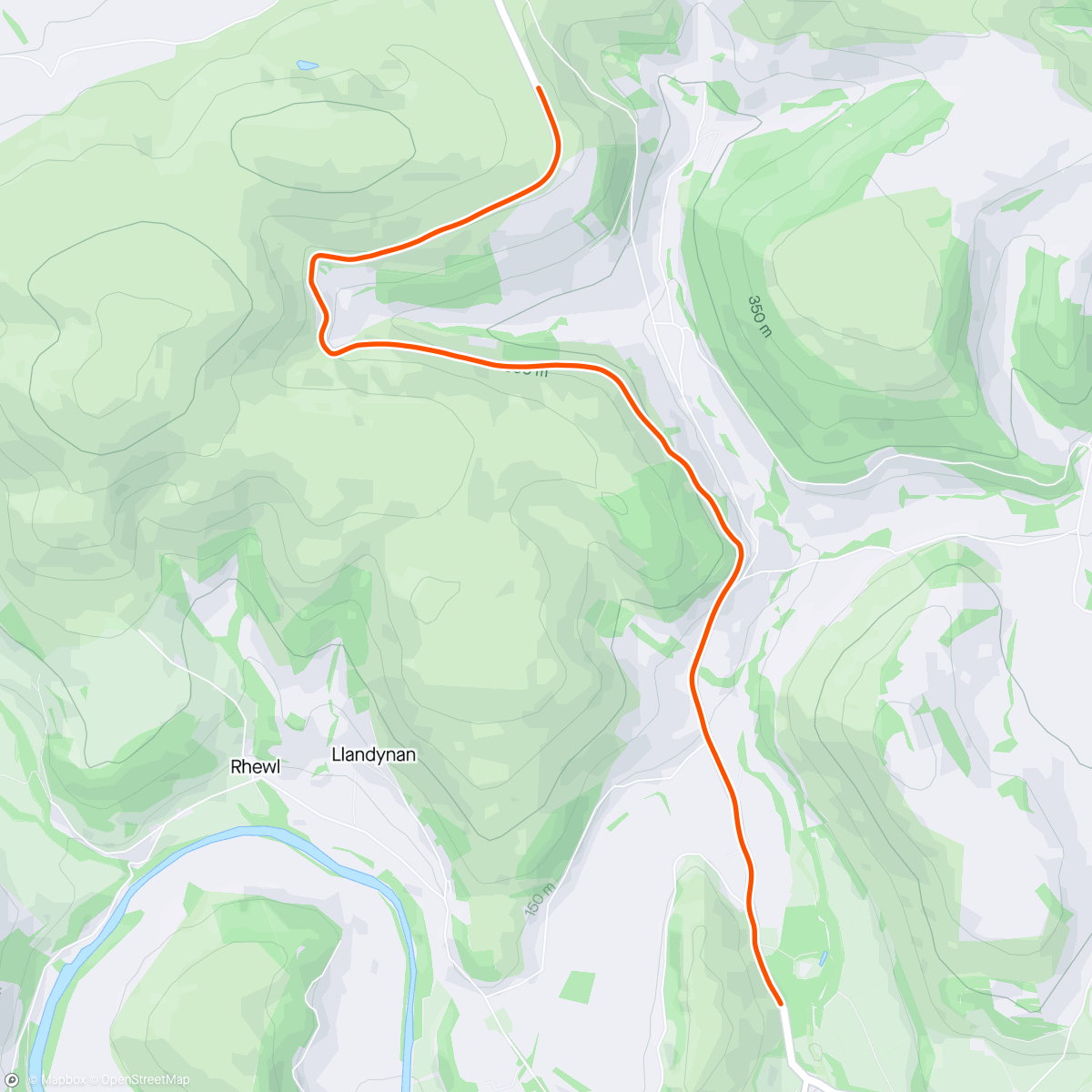 Map of the activity, ROUVY - Horseshoe Pass