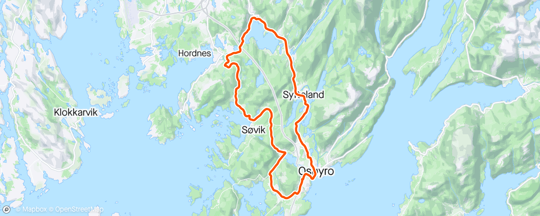 Map of the activity, Os rundt 2024