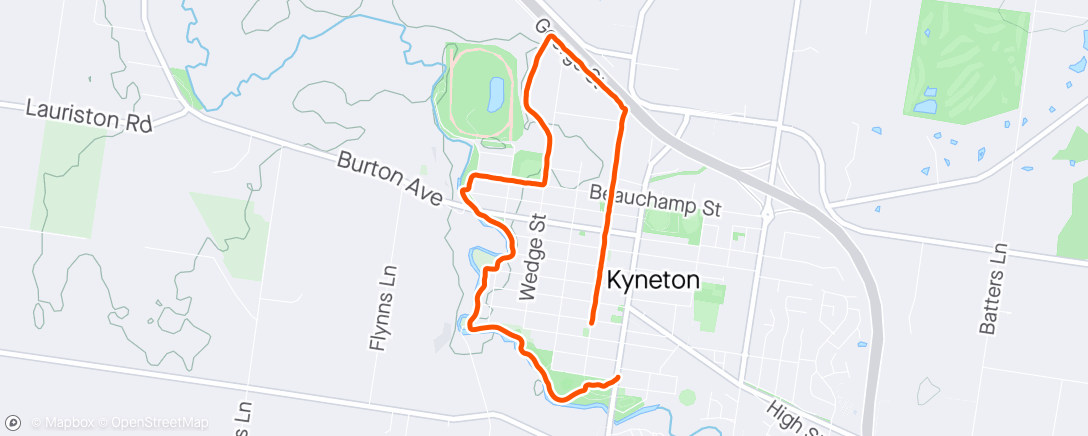 Map of the activity, Autumnal Evening Ride with Finn