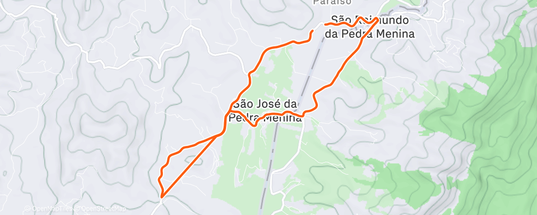 Карта физической активности (Pedalada vespertina)