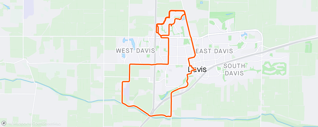 Map of the activity, Morning Cruise Around Town