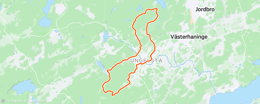 Mappa dell'attività Morning Ride