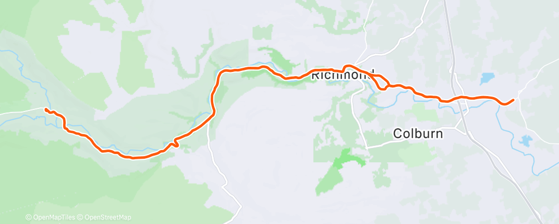 Map of the activity, R&B