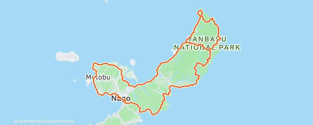 Map of the activity, Morning Ride