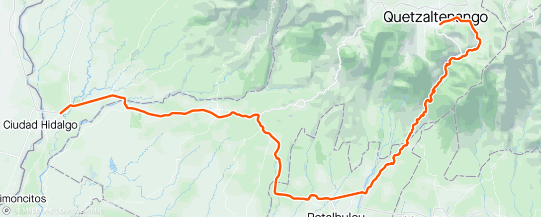 Karte der Aktivität „Vuelta ciclista por la mañana”