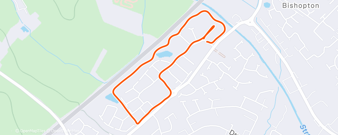 Map of the activity, Warm Down