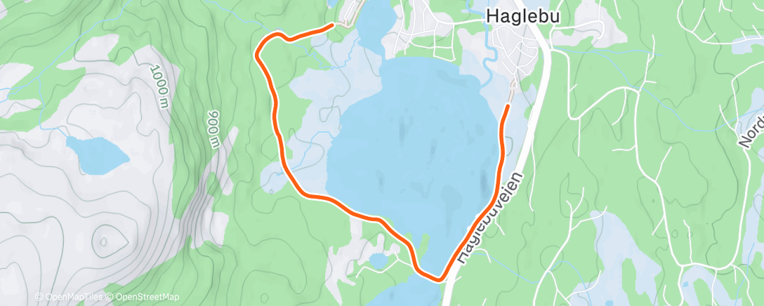 Map of the activity, Liten tur med gjengen