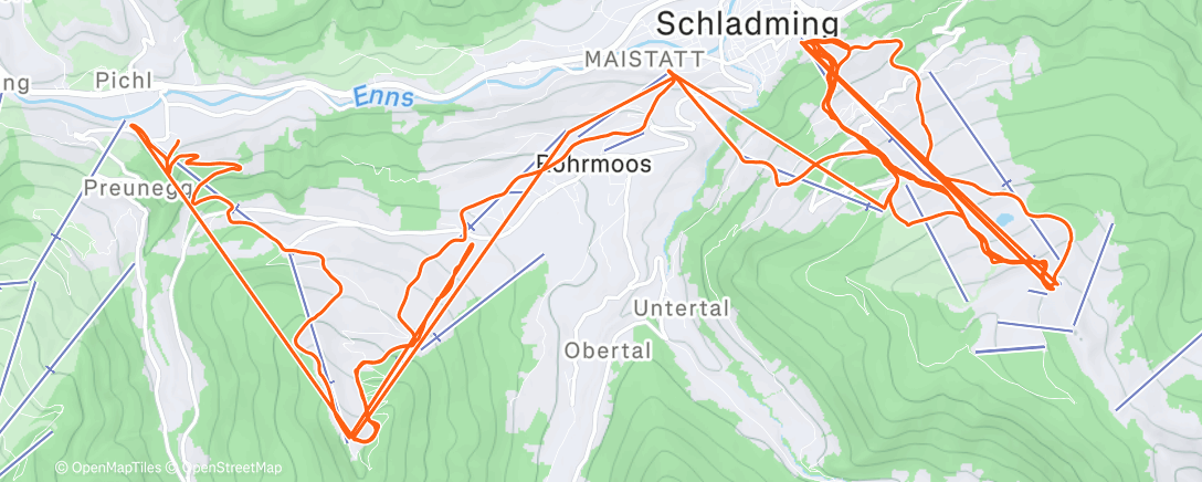 Карта физической активности (Snowboarden am Morgen)