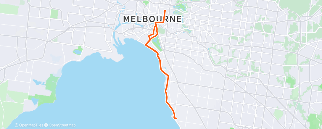 Map of the activity, Morning Ride