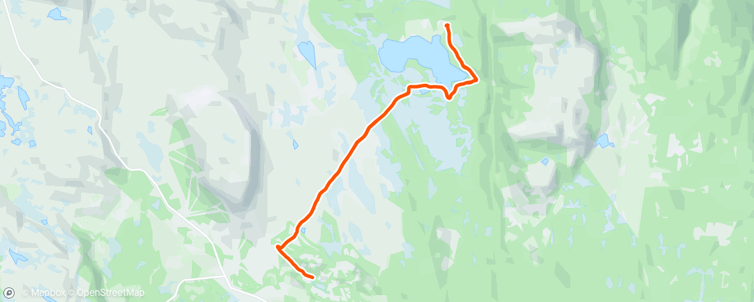 Map of the activity, Sjøsætra