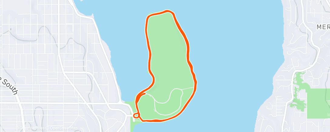 Map of the activity, Workout
