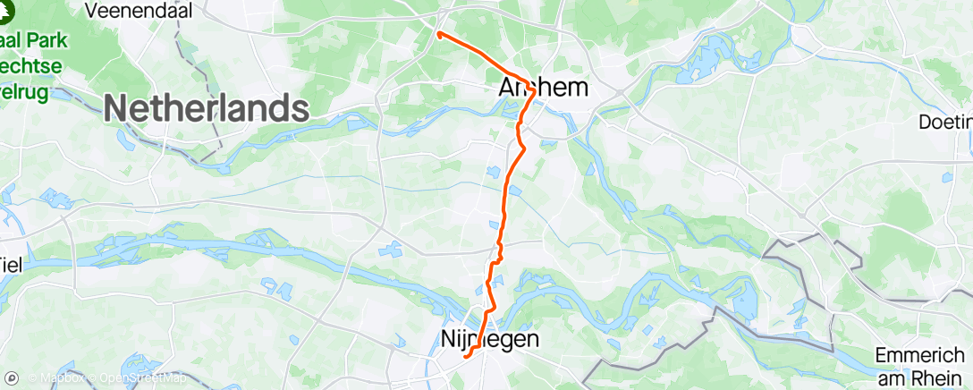 Map of the activity, Commuting: wind in de zeilen
