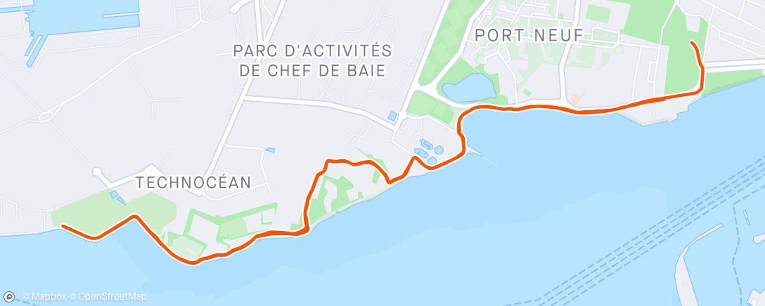 Map of the activity, Footing endurance 50’ 🏃‍♂️