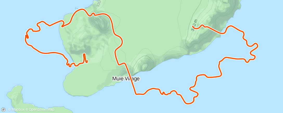 Mapa de la actividad, Zwift - Big Flat 8 in Watopia