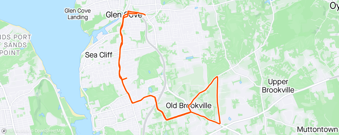 Map of the activity, Recovery Run
