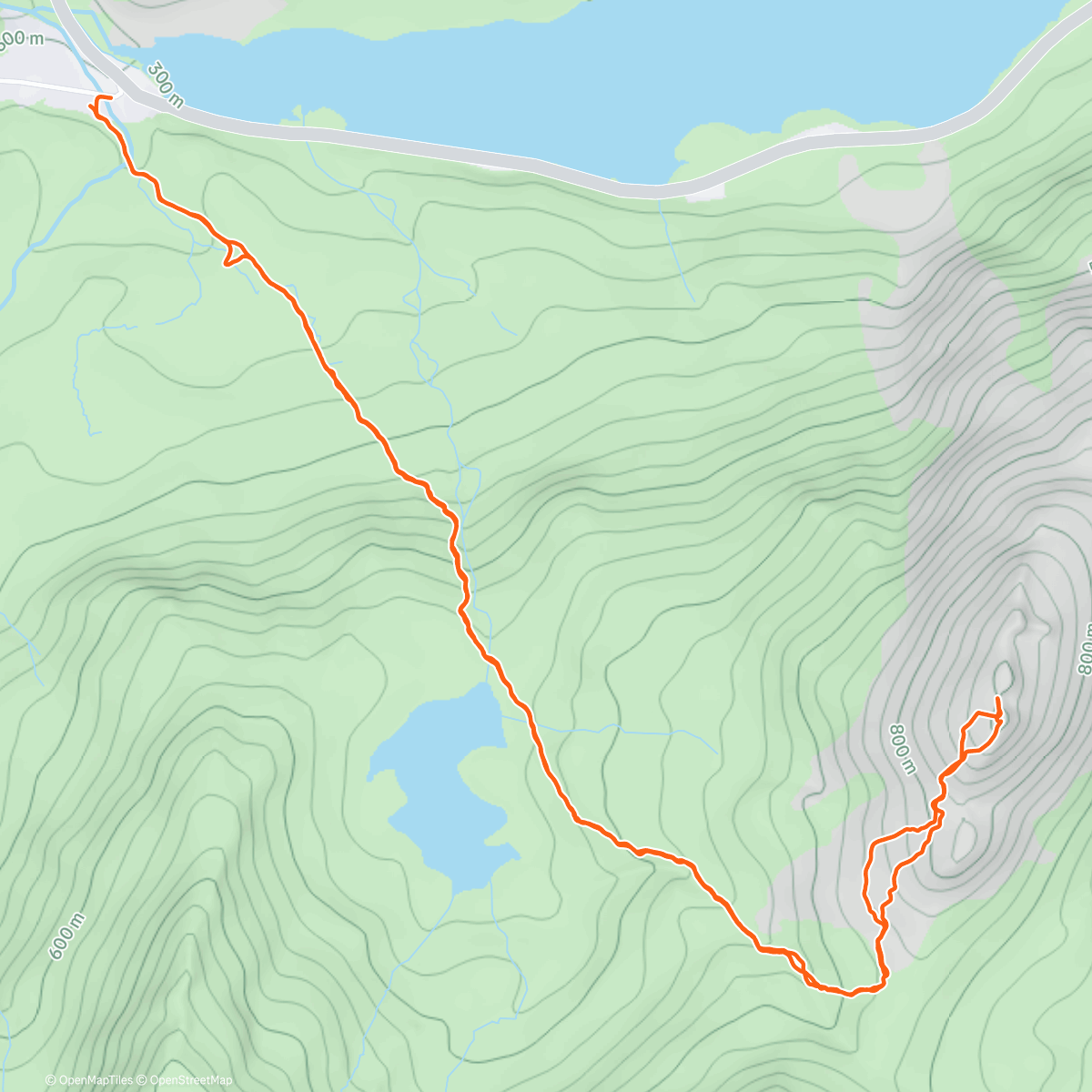 Карта физической активности (Tryfan hike with Liam and Kiara)