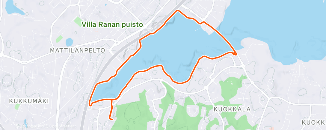 Карта физической активности (Lunch Run)