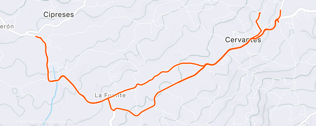 Карта физической активности (Ciclismo)