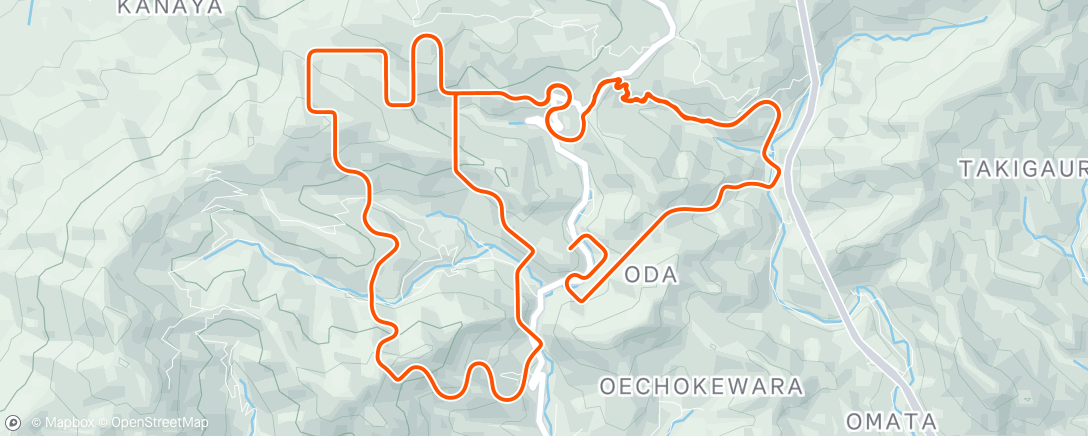 Map of the activity, MyWhoosh - Hikari Hills