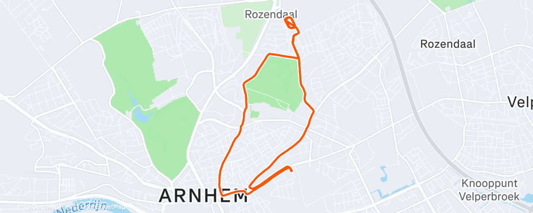 Map of the activity, Before de baan bevriest