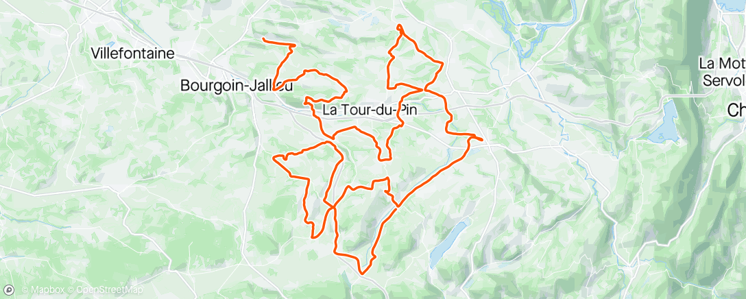 Map of the activity, Alpes Isère Tour Stage 2