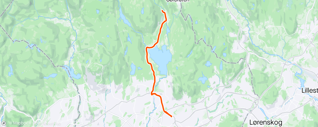 Map of the activity, Maridalen again 😄🌟