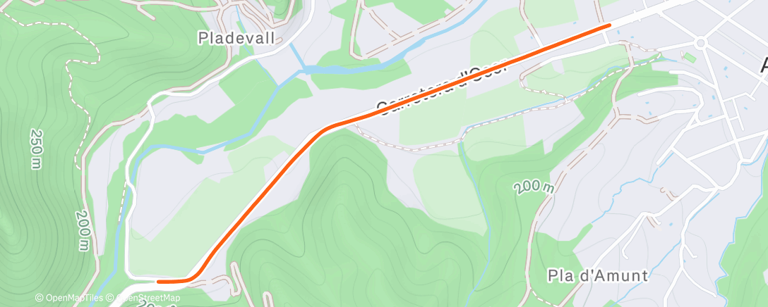 Map of the activity, ROUVY - 7 Minute Cool-down