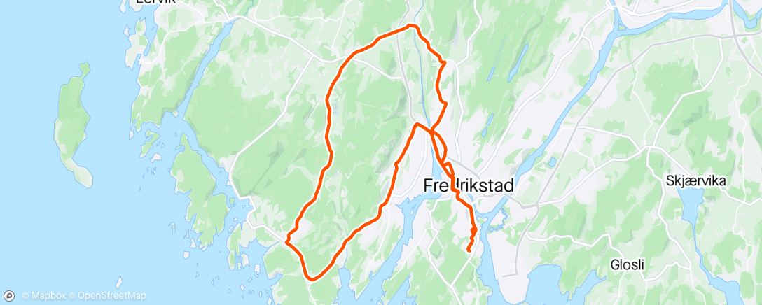 Map of the activity, Ute i vinden med Morten 😃