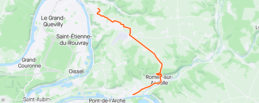Map of the activity, Vélotaf R #24