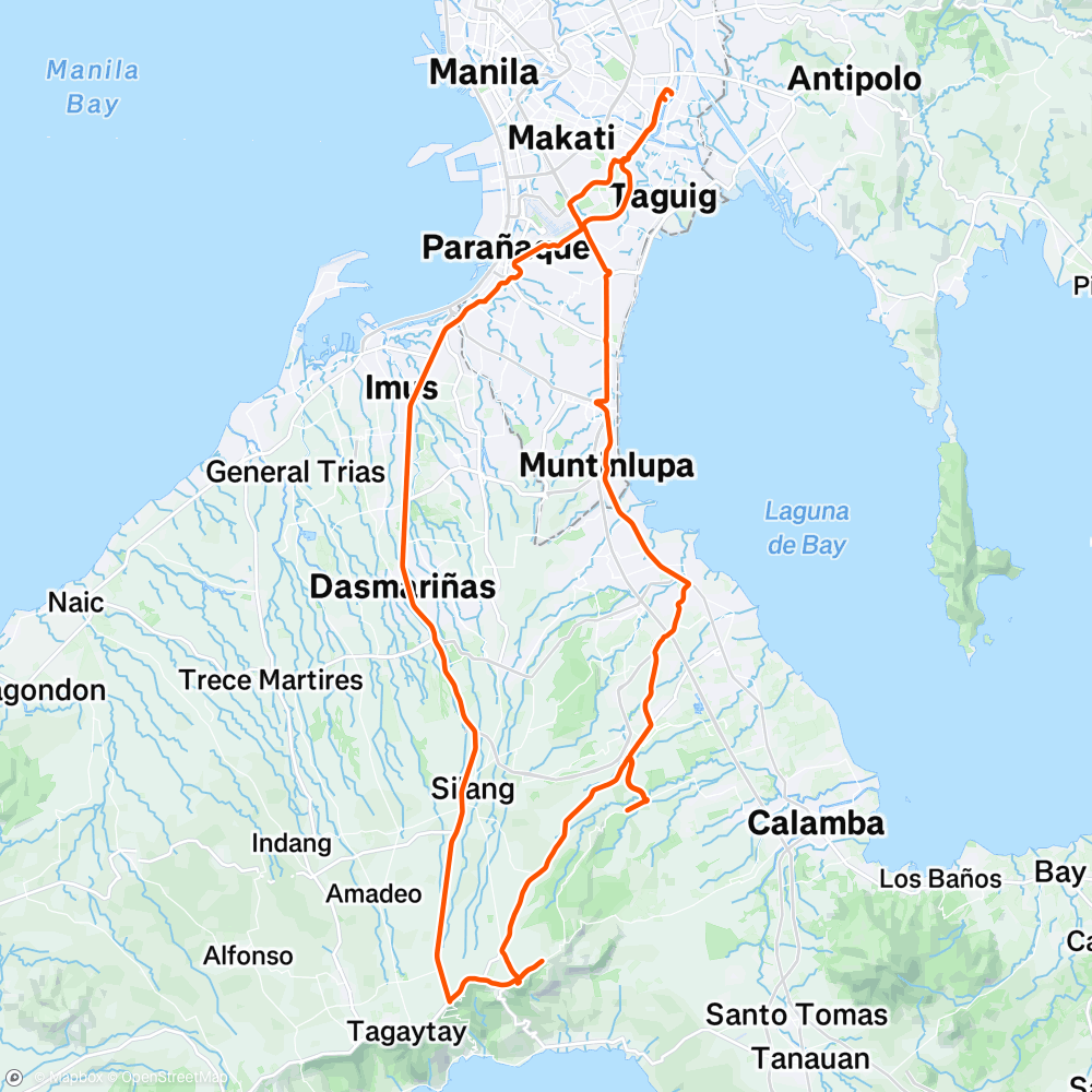 Map of the activity