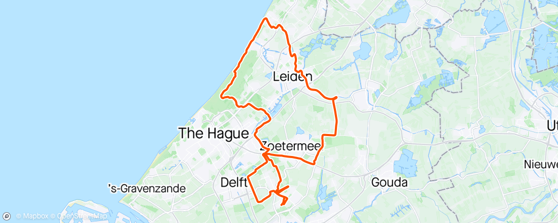 Map of the activity, Noordwijk met LLF (Koos Leo Hans en Edwin)