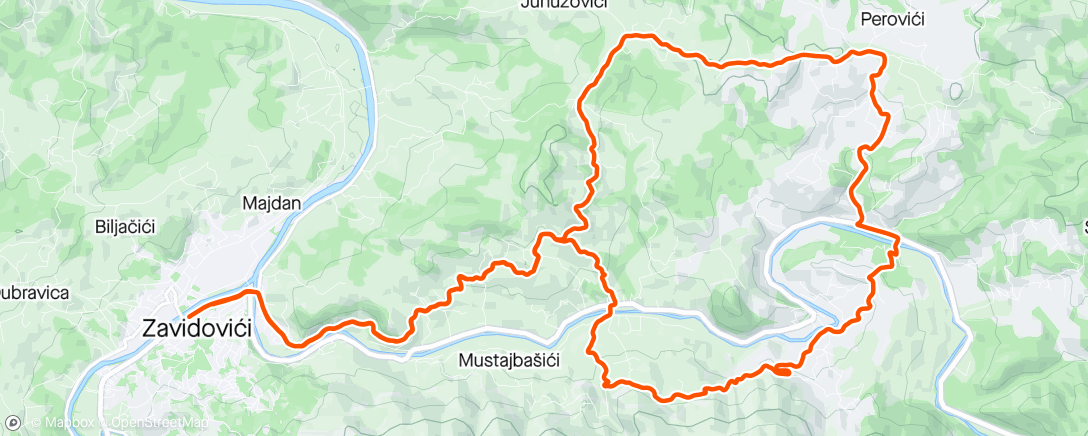 Map of the activity, 2024-04-26Ride