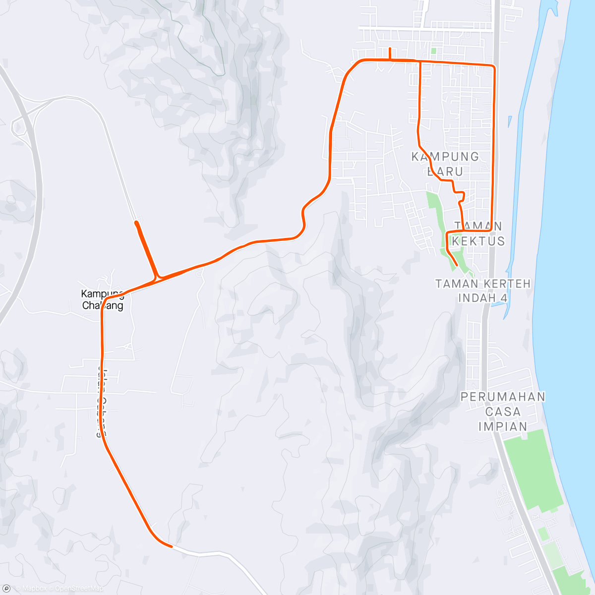 Map of the activity, 2024-05-01Ride