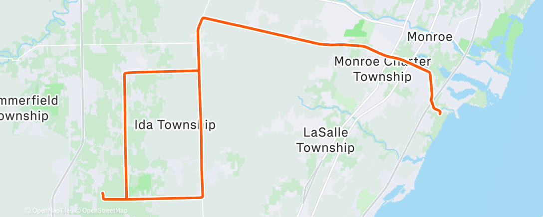 Map of the activity, Through Ida to Marijuana city and back