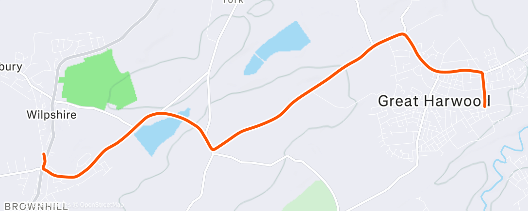 Map of the activity, Morning Ride