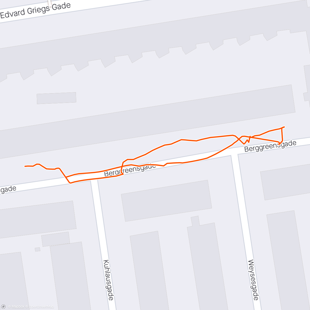 Mapa da atividade, Morning Walk 🌥. 15 min med Emmi.