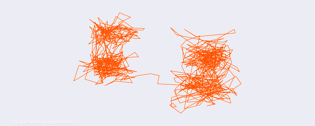 Map of the activity, Evening Pickleball