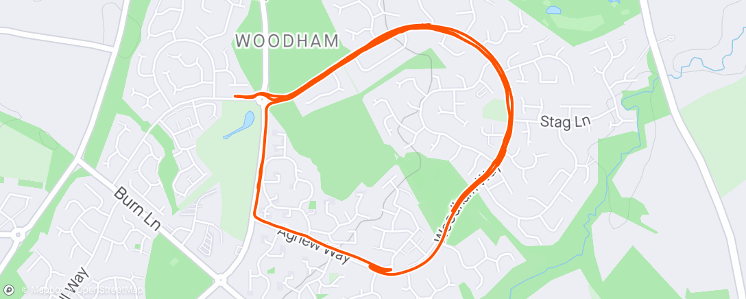 Mapa de la actividad (1mile warm up then 6x3 mins then 1mile cool down legs are gone haha)