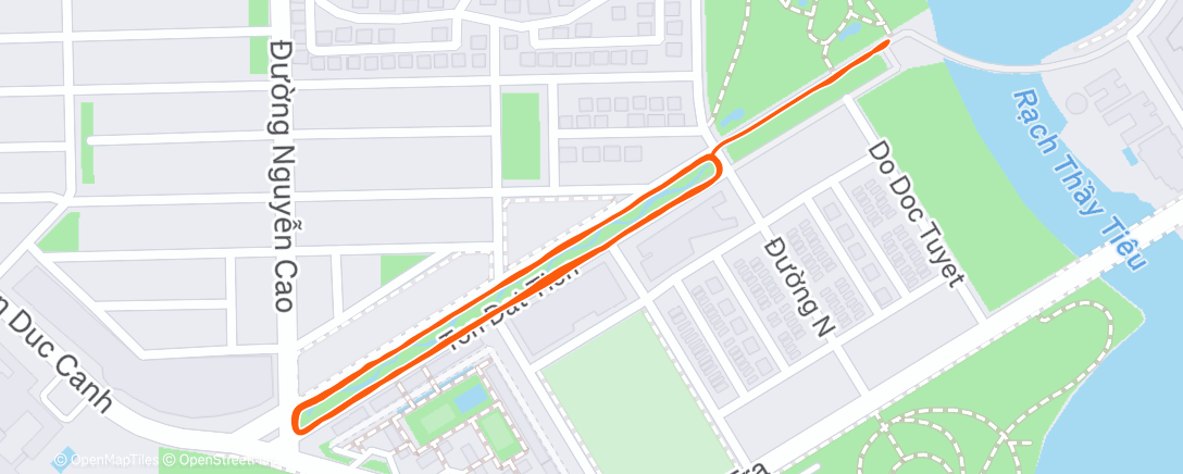 Карта физической активности (Morning Run)