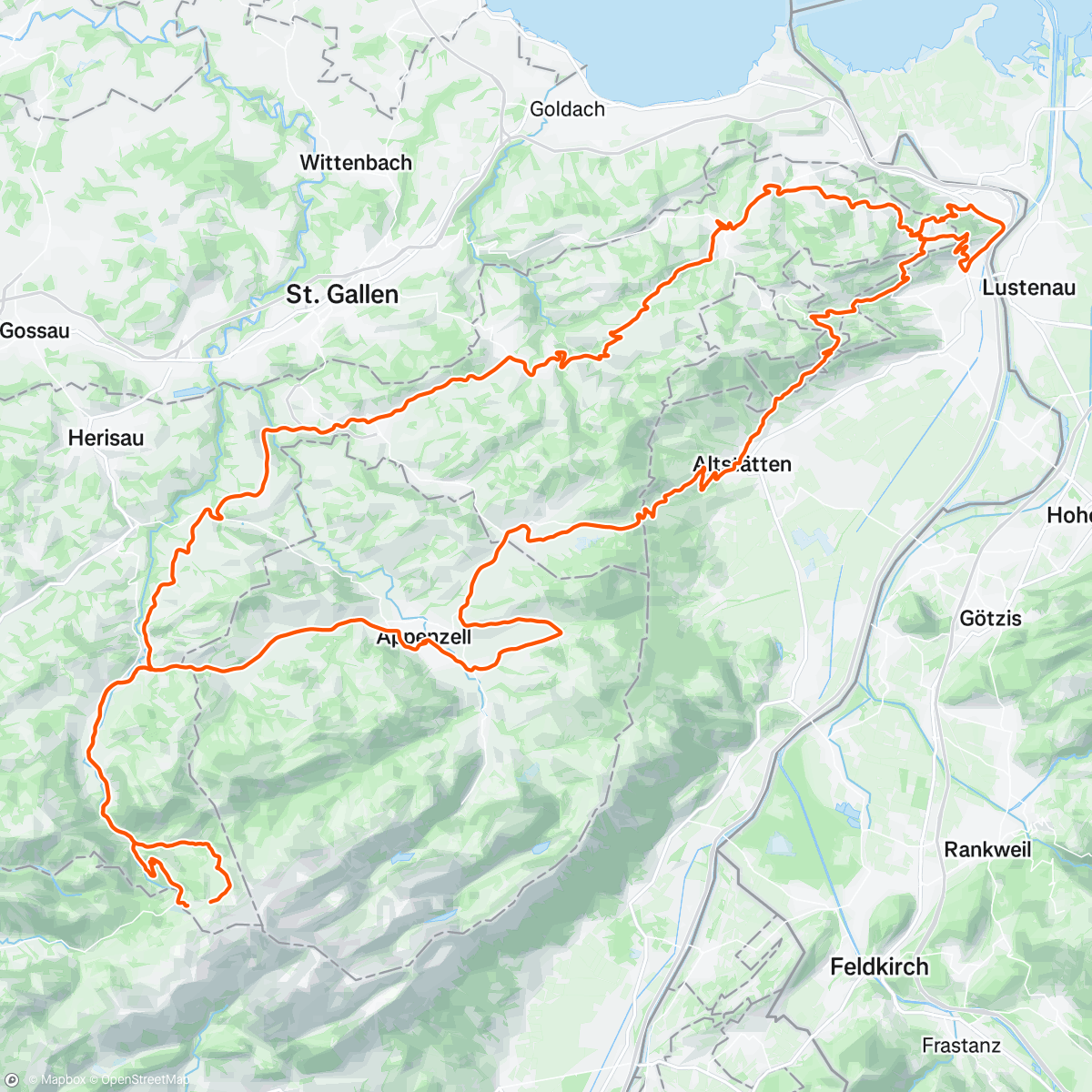 Map of the activity, Apezölle Vooderland 😎