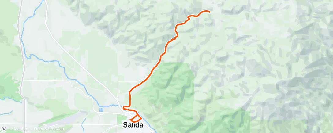 Map of the activity, Lunch Gravel Ride