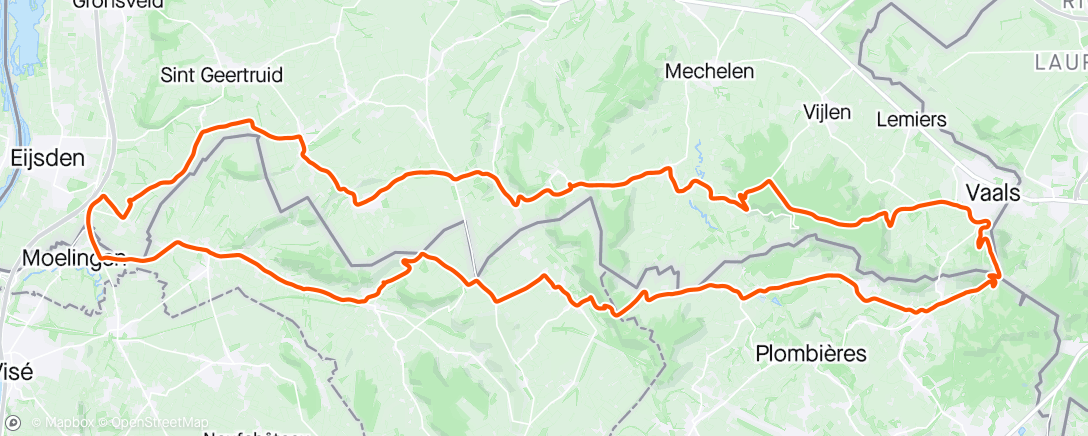 Map of the activity, Chouffie sociaal vandaag in Sint Martens Voeren bij den Belg