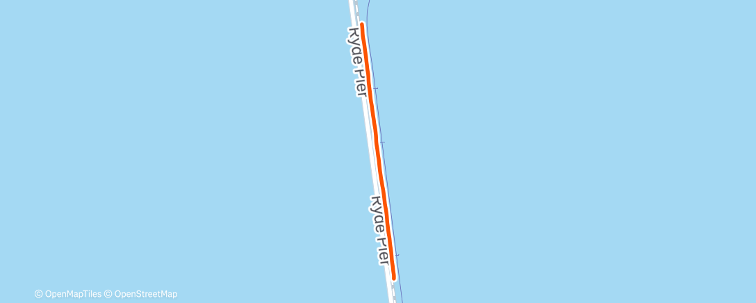 Map of the activity, Ryde Pier