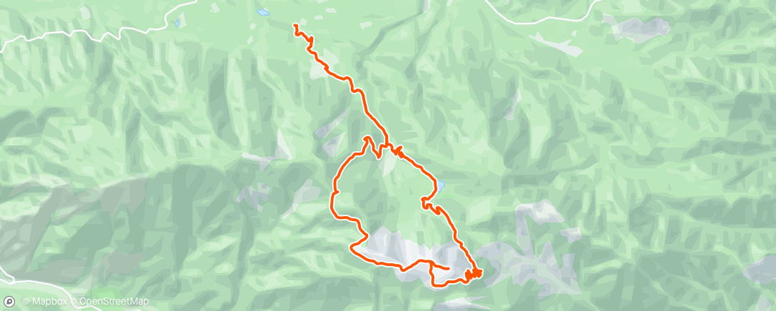 Map of the activity, San Gorgonio summit #20