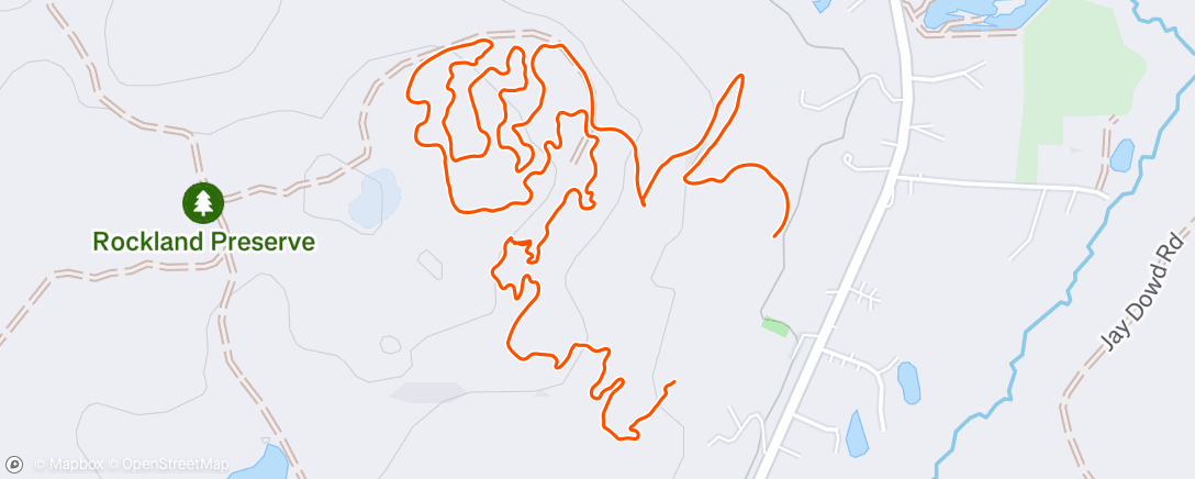 Map of the activity, Afternoon Mountain Bike Ride