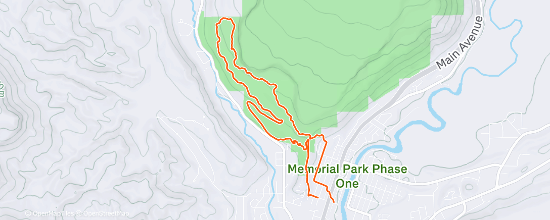 Mapa de la actividad (Lunch Run)