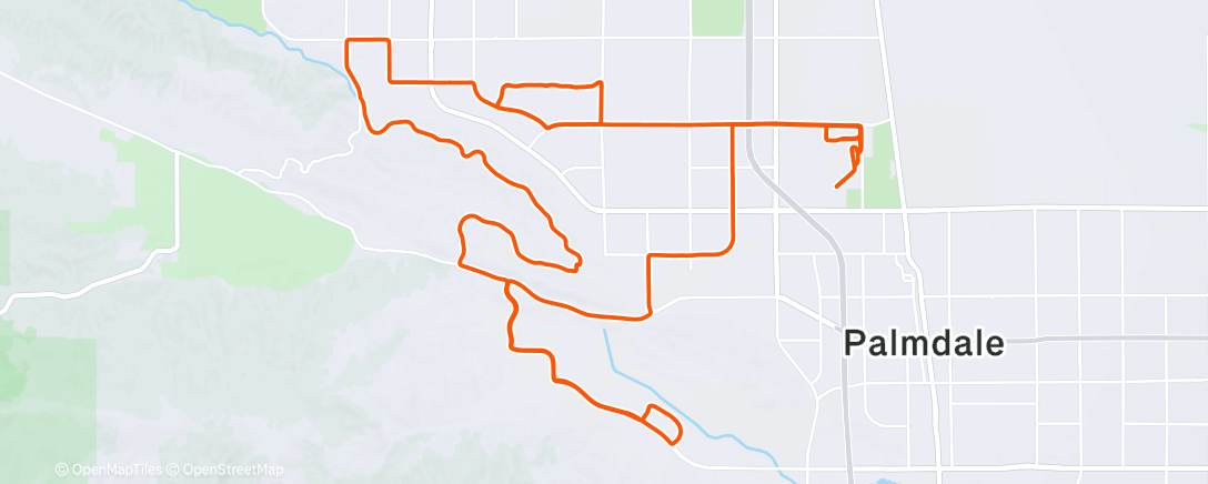 Map of the activity, Morning Ride